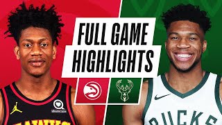 Atlanta Hawks vs Milwaukee Bucks Full Game Highlights | 2020-21 NBA Season | January 24, 2021