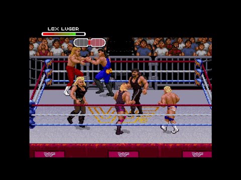 Wwf Raw Royal Rumble Snes 1994 Full Match Ep4 - Lex Luger