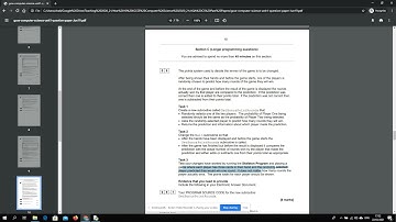 9210 IGCSE Comp Sci Past Paper 1 Walkthrough - Question 8