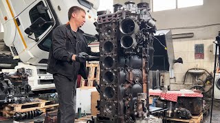 ENGINE ASSEMBLY AND STARTING / 1.5 MILLION. KM. / 430 hp MAN D2066