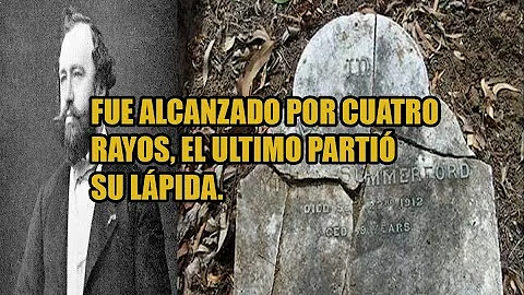 El hombre que lo siguieron los rayos hasta su tumba, lo golpearon 3, el ultimo parti su lpida.