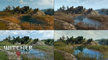 The Witcher 3 | Vanilla vs IL 2.0 vs Verona vs Reworked Beta | Lighting Mods Comparison Showcase