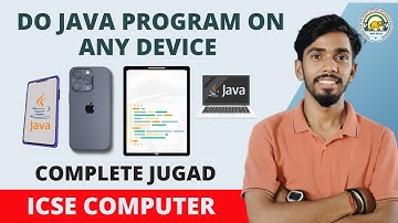 java compiler for mobile | iPad | iPhone | MacBook | windows #icse #java #compiler #javaprogramming