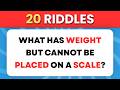 Only a Genius Can Solve These 20 Riddles🧠✅Brain Teaser &amp; Riddle Quiz 🧩KANZ Brain Buffle 007 #riddles