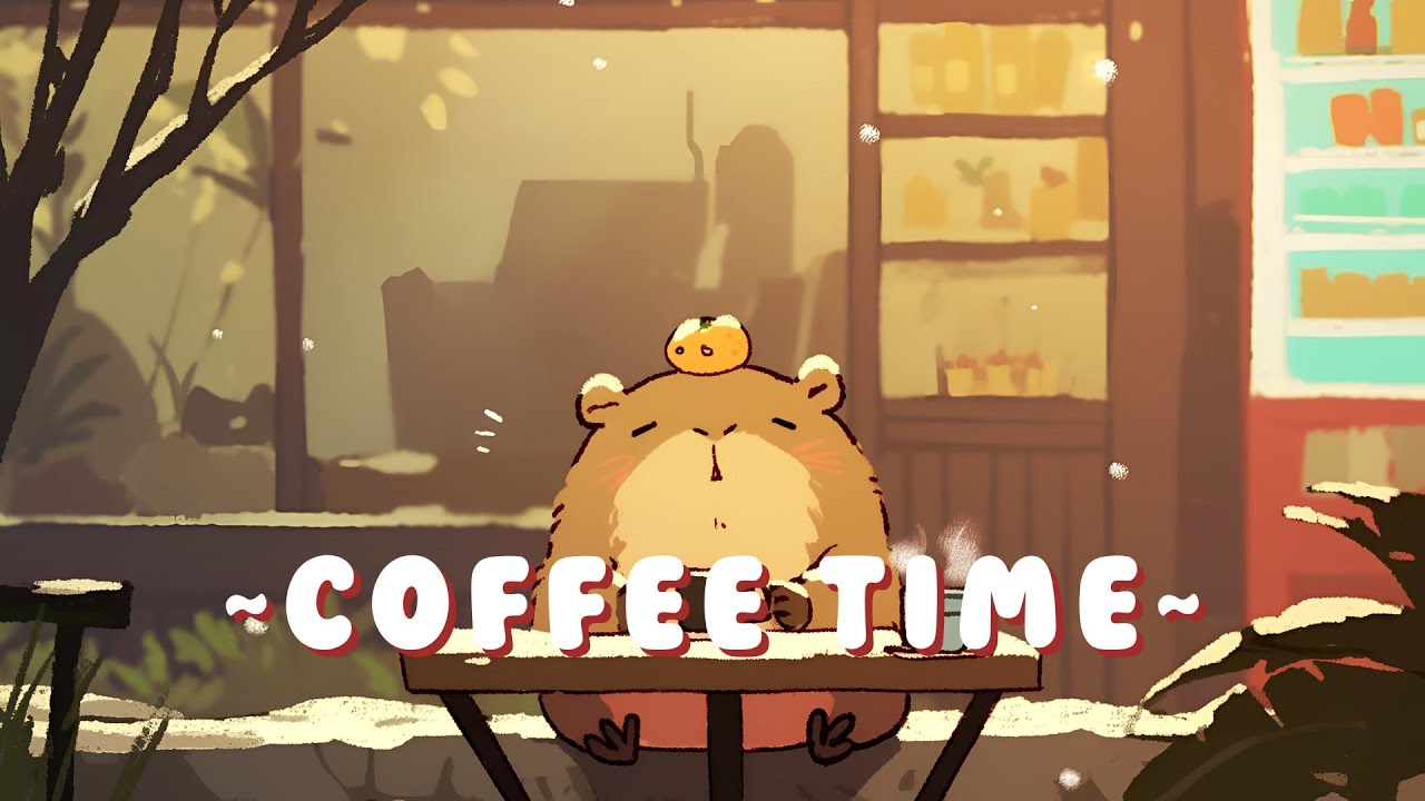 [Long Session] Capybara Lofi Music Station | Chill Study Music Mix 🦫 🎮 ☕ | Sleep Aid