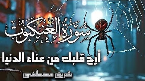 سورة العنكبوت شريف مصطفى تلاوة هادئة تريح قلبك من عناء🎧❤