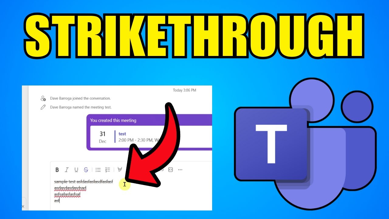 How To Strikethrough On Microsoft Teams (2026) (Step By Step Guide