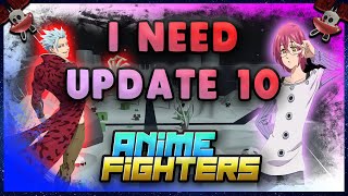 I LITERALLY CANNOT WAIT FOR UPDATE 10 ANYMORE! Anime Fighters Simulator(Roblox) Incubation Feature