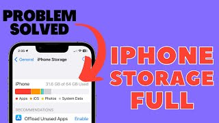 iPhone Storage Full Problem SOLVED ✅