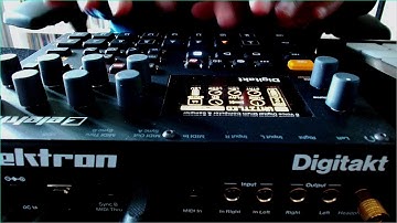 Finger drumming on digitakt