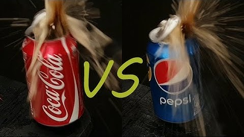EXPERIMENT Coca Cola vs Pepsi vs BIG Gas TORCH