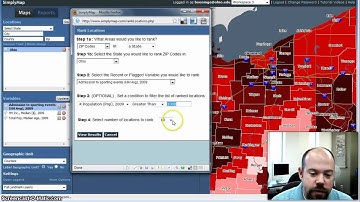 Mapping and Ranking Demographic Variables in SimplyMap