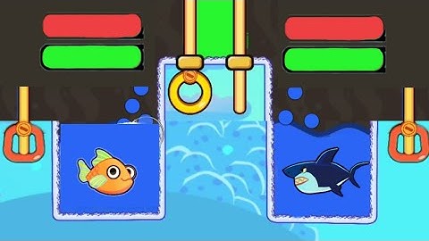 save the fish / pull the pin level android games save fish game pull the pin puzzle /3267 - 3286