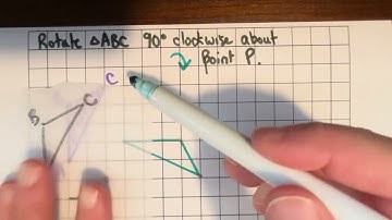 Rotate a shape with tracing paper