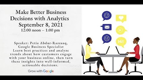 Make Better Business Decisions with Analytics