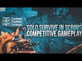 SOLO SURVIVE IN SCRIMS PUBG LITE COMPETITIVE GAMEPLAY 