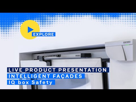 IQ box Safety by GEZE | window protection for intelligent facades | English | ? Live BAU Online 2021