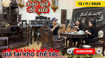 13/11/2025 tủ bầy đồ gỗ trắc vip, ghế trúc, bàn nghi thờ, tranh đồng quê, khay gỗ xưa, chân chò