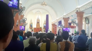 giáo xứ Bình Hải thứ 5 tuần thánh lễ tiệc ly rửa chân cho các tông đồ 2024