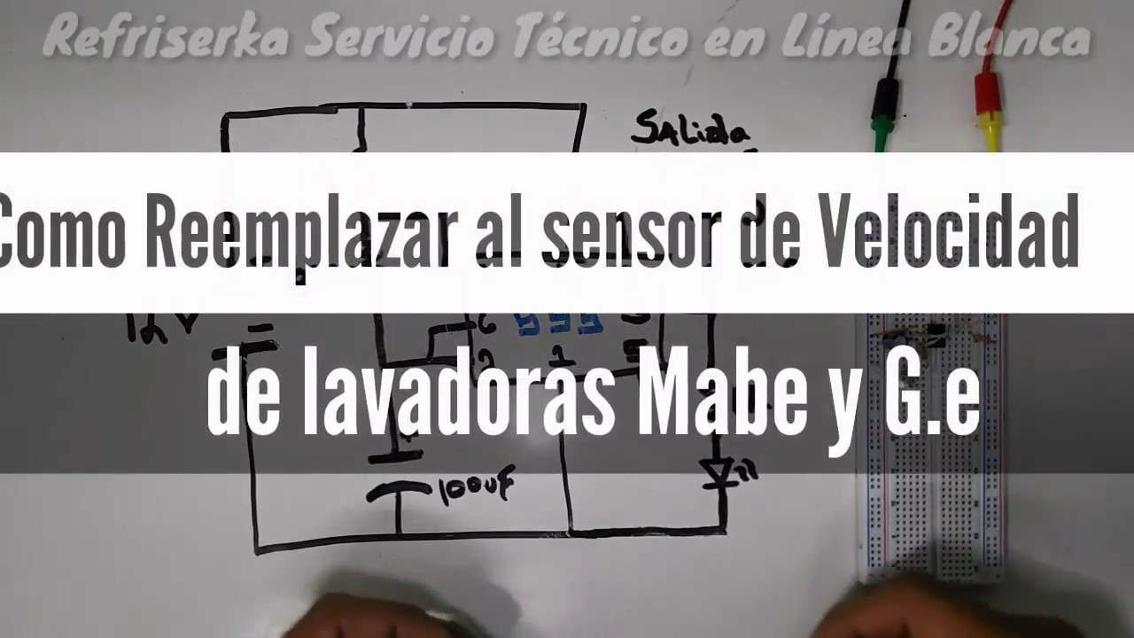 Cómo Reemplazar al Sensor de velocidad de lavadoras Mabe y G.e - YouTube