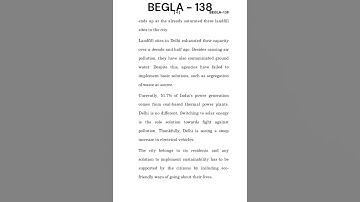 BEGLA - 138 : Reading and Speaking Skills | previous year question paper | ignou important question