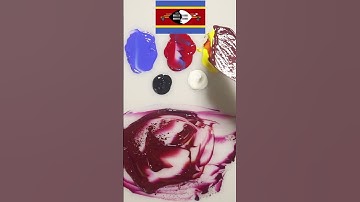 Surprising color What color do mixed flags make? #asmrsounds #asmr #satisfying #asmr #art #colors