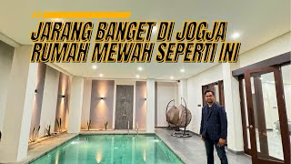 RUMAH MEGAH FULL FURNISHED PRIVATE POOL   MINI SPORT HALL DI PERUMAHAN JOGJA UTARA