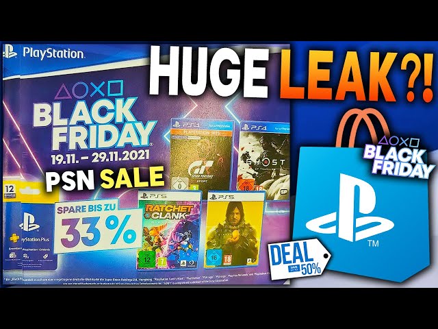 PlayStation Store Black Friday Sale Details Leak Online, Include