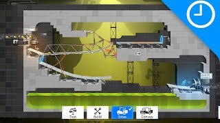 Review: Bridge Constructor Portal For iOS screenshot 1