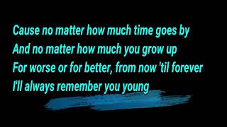Thomas Rhett   Remember You Young Lyrics