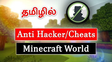 Minecraft Bedrock Anti Cheat/Hack, World Protection in Tamil - Full Tutorial | Step by Step Guide