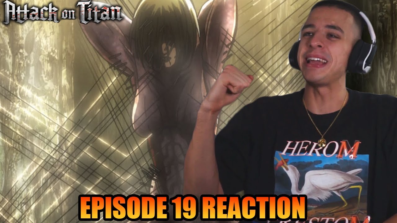 FEMALE TITAN CAPTURED! Attack On Titan S1 EP 19 | REACTION!