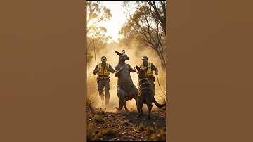 Dog vs Kangaroo 🦘🐶 | Rescue Team Steps In Just in Time! #animals