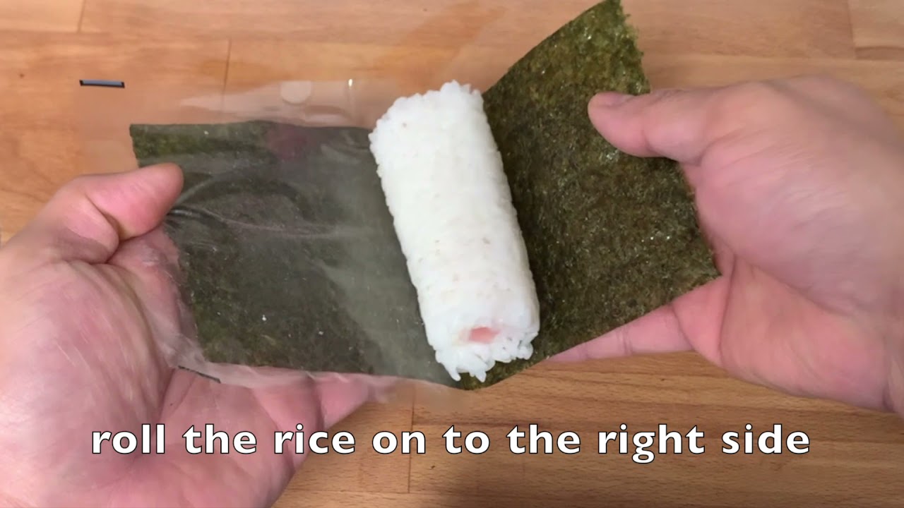 How to open handroll wrapper - YouTube