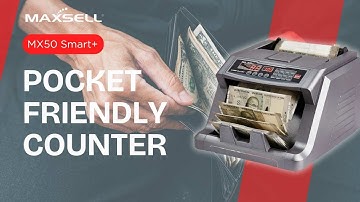 MX50 Smart + Currency Counter-Cum-Detector