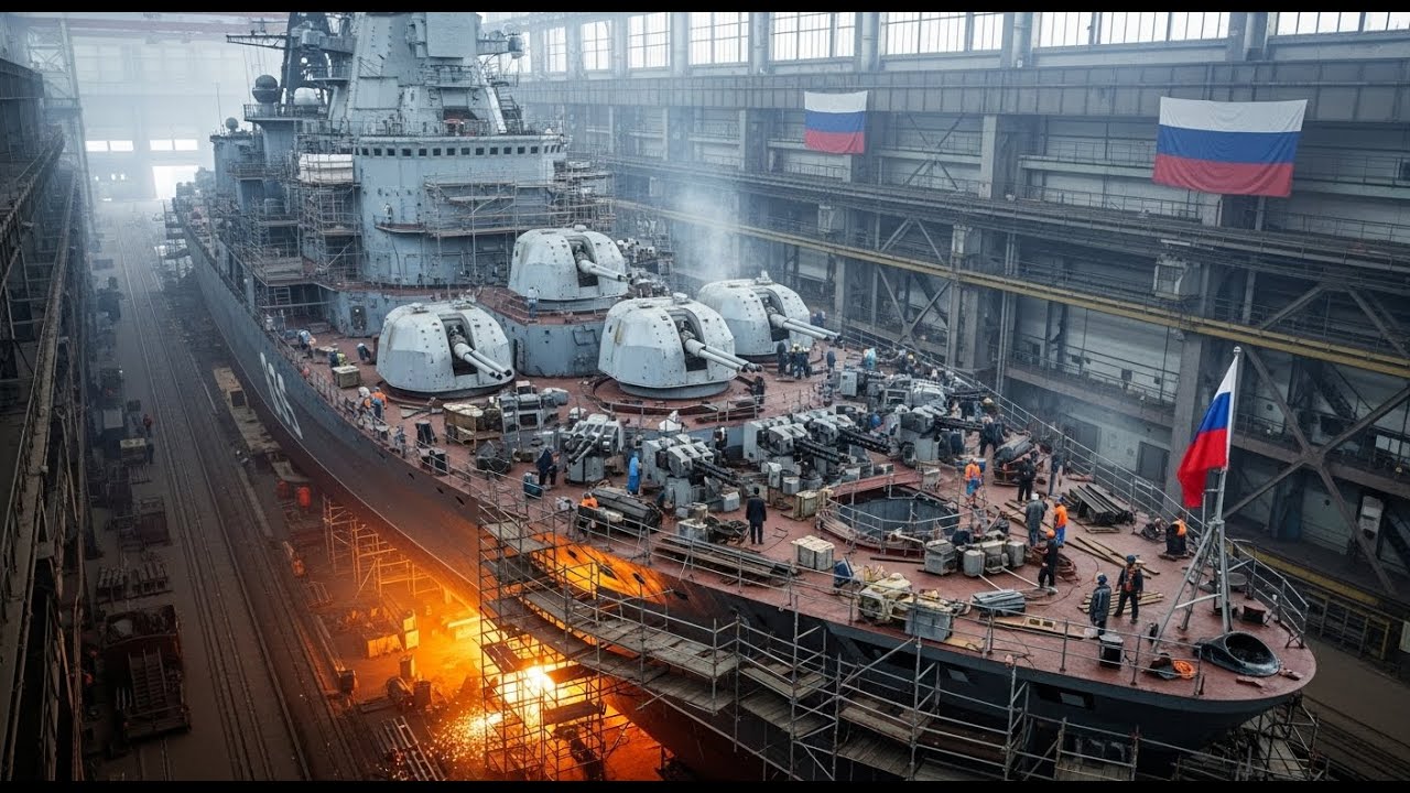 0Inside the Baltic Shipyard – How Russia Builds the World’s Largest Nuclear-Powered Battlecruisers