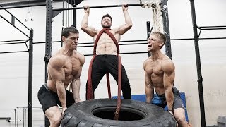 картинка: Подтягивания с весом +100 кг / Заруба монстров воркаута Фещук, Трухоновец, Шреддер