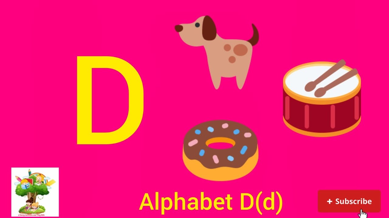 Alphabet D | Objects beginning with letter D(d) | Phonics Letter - D ...