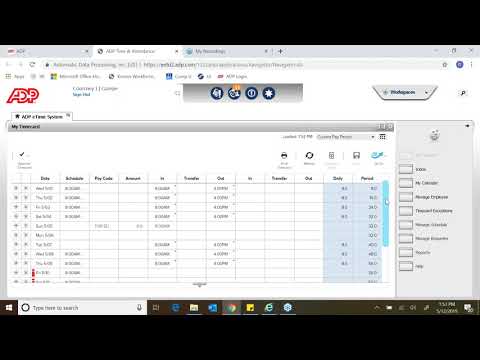 ADP Employee Training  How to review & approve timecard