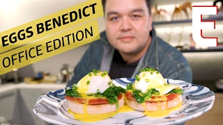 The Eggs Benedict Recipe So Easy, You Can Make It In Your Office — You Can Do This!