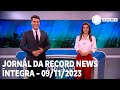 Jornal da Record News - 09/11/2023