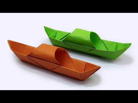 როგორ გავაკეთოთ ნავი ქაღალდისაგან / How To Make Boat / Как Сделать Лодку