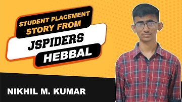 Placement Journey of BE Graduated as Software Developer| Jspiders | Pyspiders Hebbal | Nikhil