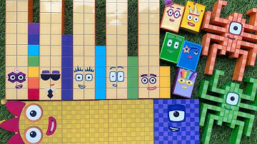 Looking for Numberblocks NEW 935 Puzzle Tetris Space ASMR  | Numberblocks Satisfying Video