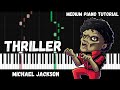 Michael Jackson Thriller Medium Piano Tutorial 