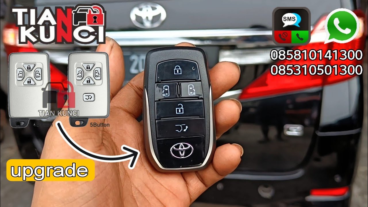 duplikat kunci toyota alphard, bikin kunci toyota alphard, upgrade ...