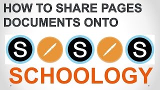 How To Upload Your Pages Document Into Your Schoology's Resources On The iPad screenshot 3
