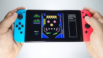 Arcade Archives Pinball Nintendo Switch handheld gameplay