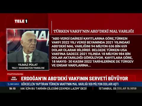 Erdoğan'ın ABD'deki Vakfı'nın serveti büyüyor!