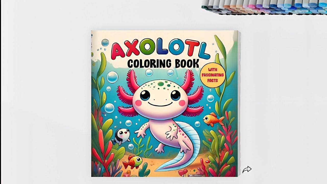 Coloring the Cute Axolotl: Fun Facts and Relaxation